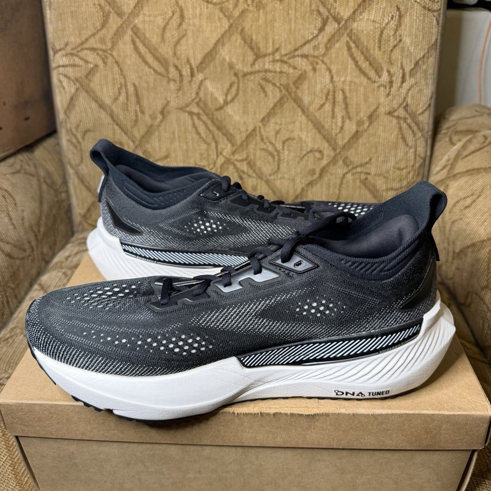 Brooks Glycerin GTS 23 Black Grey White 1105031D090 Mens Size 11 D Running Shoes - Picture 3 of 9